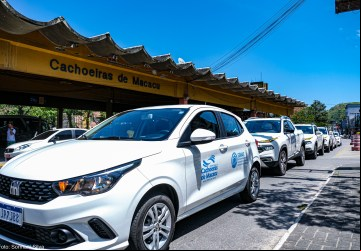 Novos veículos adquiridos pela Prefeitura. (Foto: Sormani Silva)