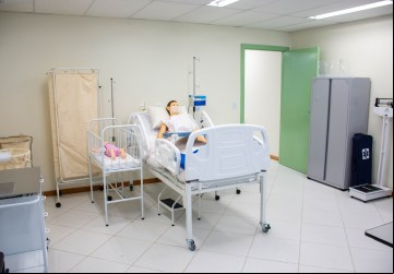 Laboratório de enfermagem. (Foto: Divulgação)